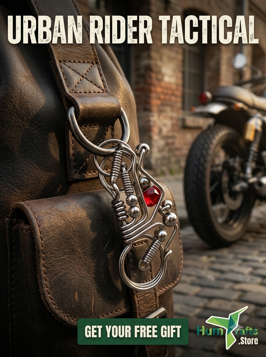 Urban rider tactical motorcycle keychain free gift