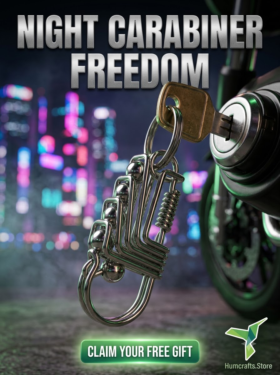 Minimalist handcrafted stainless steel carabiner keychain special gift 10