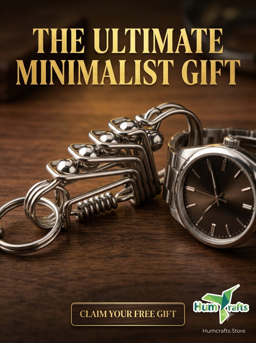 Minimalist handcrafted stainless steel carabiner keychain special gift 15